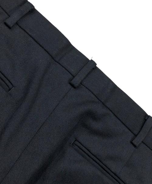 JOHN LAWRENCE SULLIVAN（ジョン ローレンス サリバン）JOHN LAWRENCE SULLIVAN (ジョン ローレンス サリバン) C TWILL FLARED PANTS ブラック サイズ:46の古着・服飾アイテム