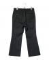 JOHN LAWRENCE SULLIVAN (ジョン ローレンス サリバン) C TWILL FLARED PANTS ブラック サイズ:46：6000円