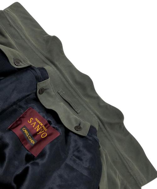 SANYO（サンヨー）SANYO (サンヨー) ライナー付トレンチコート オリーブ サイズ:不明の古着・服飾アイテム