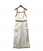 HERMESエルメス）の古着「オールインワンパンツ」｜アイボリー