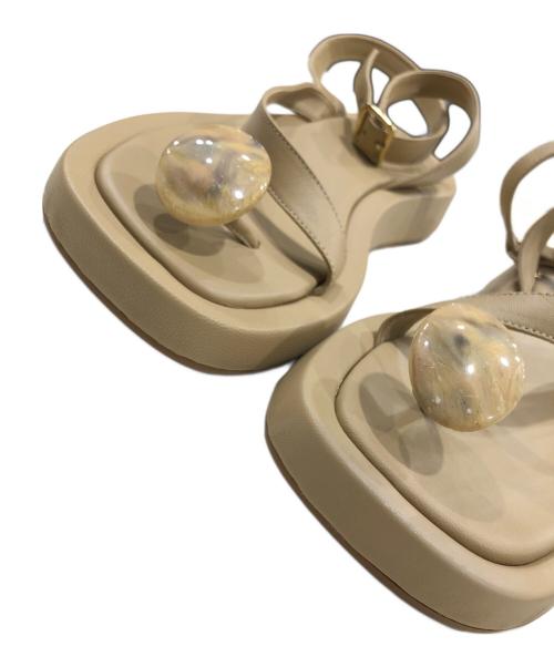 GIABORGHINI（ジアボルギーニ）GIABORGHINI (ジアボルギーニ) ROSIE18 ベージュ サイズ:36 1/2の古着・服飾アイテム