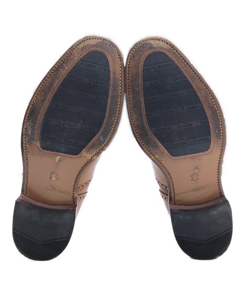 LOAKE（ローク）LOAKE (ローク) TWEED2-レザーシューズ ベージュ サイズ:8 1/2の古着・服飾アイテム