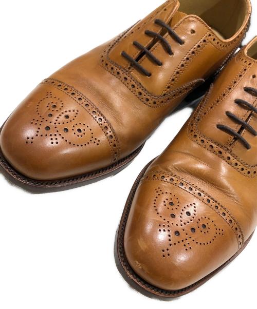 LOAKE（ローク）LOAKE (ローク) TWEED2-レザーシューズ ベージュ サイズ:8 1/2の古着・服飾アイテム