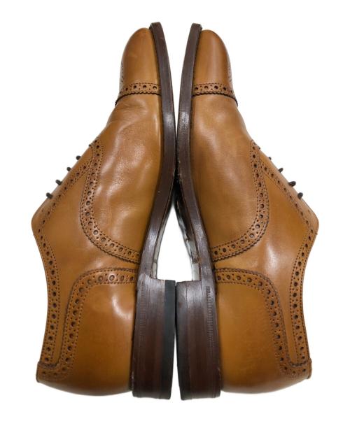 LOAKE（ローク）LOAKE (ローク) TWEED2-レザーシューズ ベージュ サイズ:8 1/2の古着・服飾アイテム