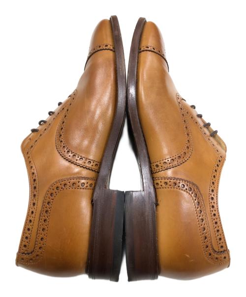 LOAKE（ローク）LOAKE (ローク) TWEED2-レザーシューズ ベージュ サイズ:8 1/2の古着・服飾アイテム