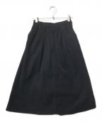 休日と詩キュウジツトウタ）の古着「ジェームススカート／フレアスカート」｜ブラック