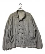 MARITHE+FRANCOIS GIRBAUDマリテフランソワジルボー）の古着「ヴィンテージダブルジャケット」｜インディゴ×アイボリー