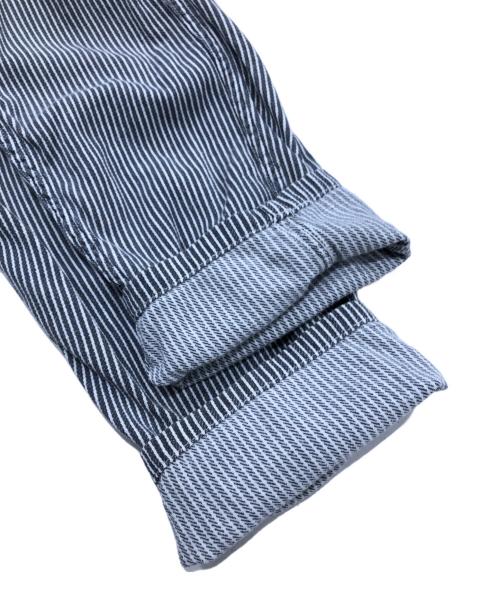 MARITHE+FRANCOIS GIRBAUD（マリテフランソワジルボー）MARITHE+FRANCOIS GIRBAUD (マリテフランソワジルボー) ヴィンテージダブルジャケット インディゴ×アイボリー サイズ:48の古着・服飾アイテム