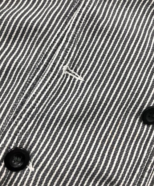 MARITHE+FRANCOIS GIRBAUD（マリテフランソワジルボー）MARITHE+FRANCOIS GIRBAUD (マリテフランソワジルボー) ヴィンテージダブルジャケット インディゴ×アイボリー サイズ:48の古着・服飾アイテム