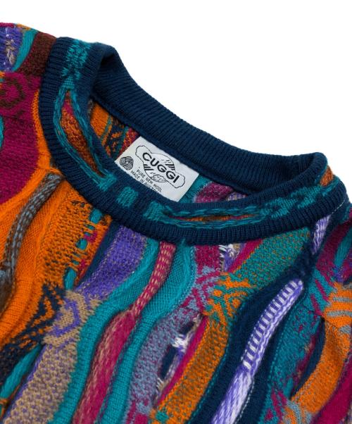 CUGGI（クージー）CUGGI (クージー) 3Ｄニット マルチカラー サイズ:Sの古着・服飾アイテム