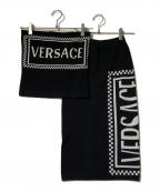 VERSACEヴェルサーチェ）の古着「ロゴニットセットアップ」｜ブラック