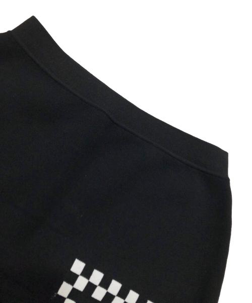 VERSACE（ヴェルサーチェ）VERSACE (ヴェルサーチ) ロゴニットセットアップ ブラック サイズ:36の古着・服飾アイテム