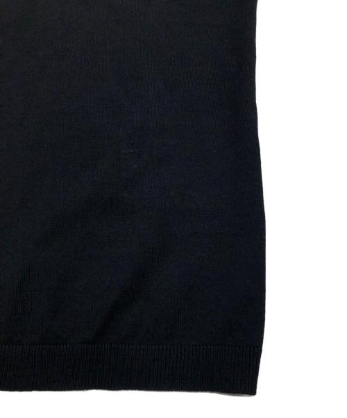 VALENTINO（ヴァレンティノ）VALENTINO (ヴァレンティノ) 半袖タートルニット ブラック サイズ:Sの古着・服飾アイテム