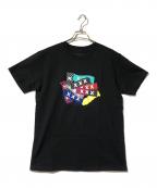 GOD SELECTION XXXゴッドセレクショントリプルエックス）の古着「マルチボックスロゴＴシャツ」｜ブラック