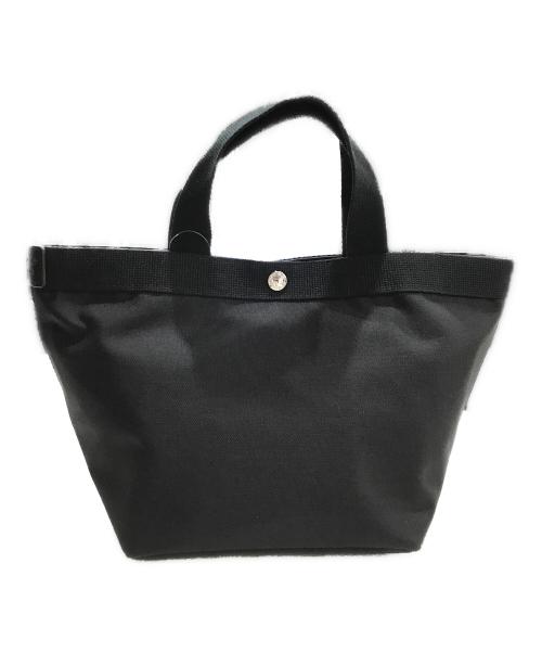 Herve Chapelier（エルベシャプリエ）Herve Chapelier (エルベシャプリエ) スナップ舟形トートバッグ ブラックの古着・服飾アイテム