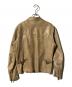 BELSTAFF (ベルスタッフ) レザーライダースジャケット ベージュ サイズ:ｓ：34000円