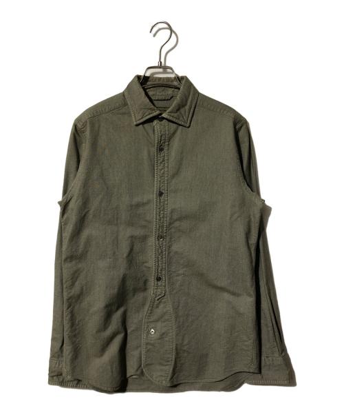 NIGEL CABOURN（ナイジェルケーボン）NIGEL CABOURN (ナイジェルケーボン) ロングスリーブシャツ オリーブ サイズ:48の古着・服飾アイテム