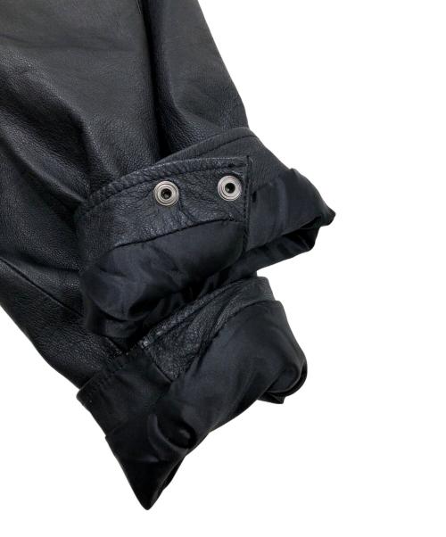 ST JOHN'S BAY（セントジョンズベイ）ST JOHN'S BAY (セントジョンズベイ) レザージャケット ブラック サイズ:XLの古着・服飾アイテム