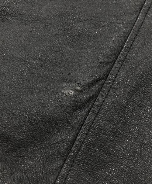 ST JOHN'S BAY（セントジョンズベイ）ST JOHN'S BAY (セントジョンズベイ) レザージャケット ブラック サイズ:XLの古着・服飾アイテム