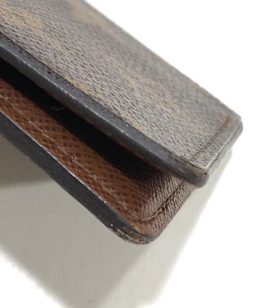 LOUIS VUITTON（ルイ ヴィトン）LOUIS VUITTON (ルイ ヴィトン) 名刺入れ/オーガナイザードゥポッシュ カードケース ブラウンの古着・服飾アイテム