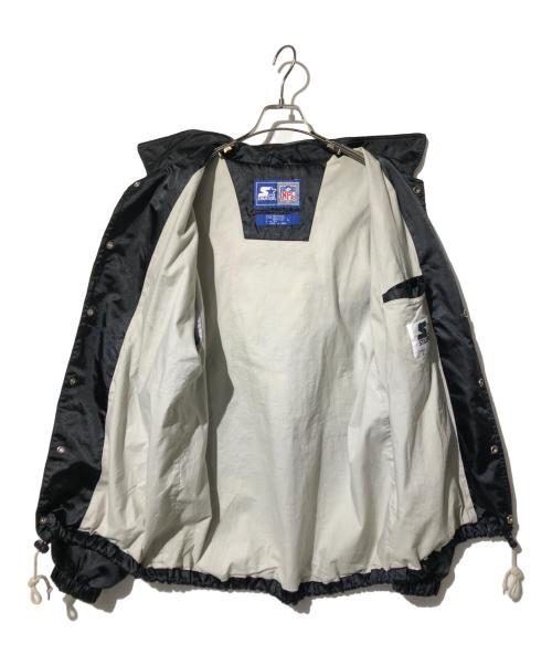 NFL（エヌエフエル）NFL (エヌエフエル) STARTER (スターター) コーチジャケット ブラック サイズ:Lの古着・服飾アイテム