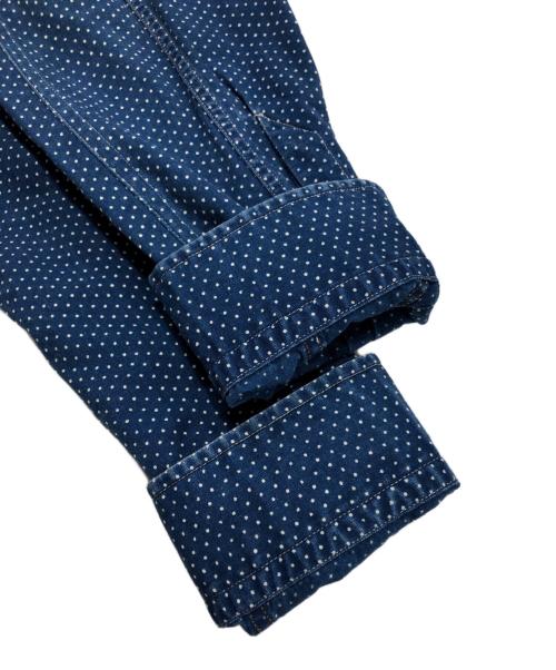 RRL（ダブルアールエル）RRL (ダブルアールエル) ポルカドットシャツ インディゴ サイズ:ｓの古着・服飾アイテム
