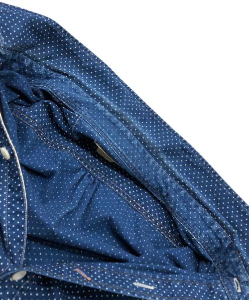 RRL（ダブルアールエル）RRL (ダブルアールエル) ポルカドットシャツ インディゴ サイズ:ｓの古着・服飾アイテム