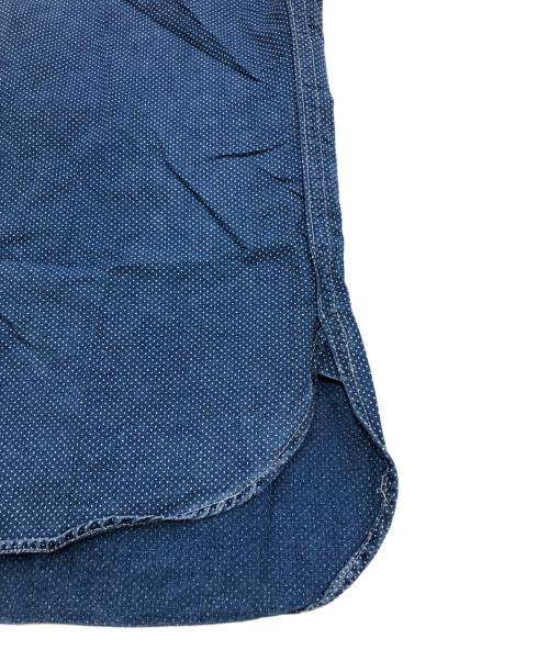 RRL（ダブルアールエル）RRL (ダブルアールエル) ポルカドットバンドカラーシャツ インディゴ サイズ:表記なしの古着・服飾アイテム