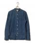 RRL（ダブルアールエル）の古着「ポルカドットバンドカラーシャツ」｜インディゴ