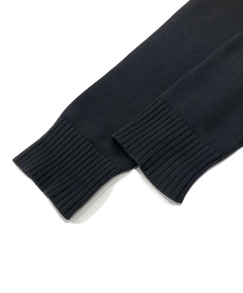 ami（アミ）ami (アミ) ハートロゴ ニットカーディガン ブラック サイズ:ＸＬの古着・服飾アイテム