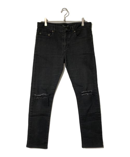 Saint Laurent Paris（サンローランパリ）Saint Laurent Paris (サンローランパリ) デニムパンツ ブラック サイズ:Mの古着・服飾アイテム