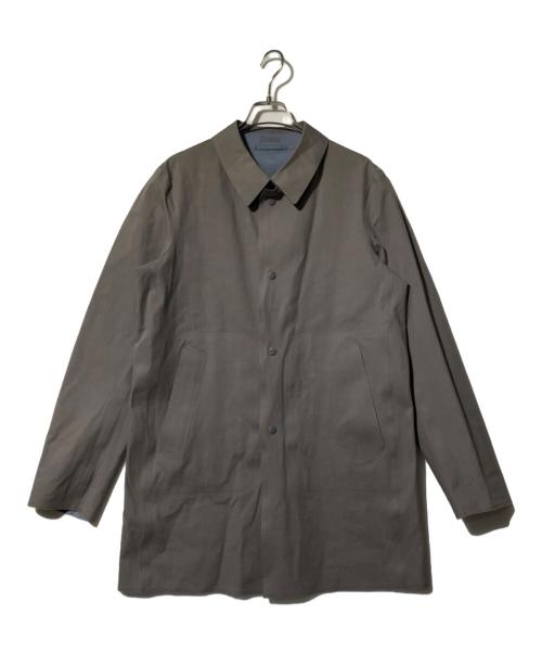 HERNO（ヘルノ）HERNO (ヘルノ) ゴム引きステンカラーコート グレー サイズ:48の古着・服飾アイテム