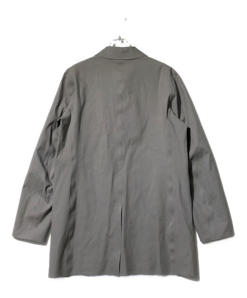 HERNO（ヘルノ）HERNO (ヘルノ) ゴム引きステンカラーコート グレー サイズ:48の古着・服飾アイテム