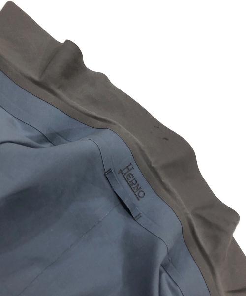 HERNO（ヘルノ）HERNO (ヘルノ) ゴム引きステンカラーコート グレー サイズ:48の古着・服飾アイテム