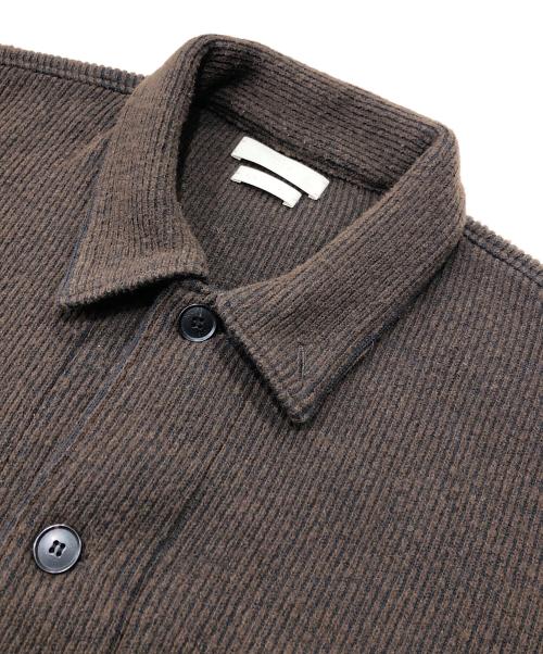 YOKE（ヨーク）YOKE (ヨーク) 22AW KNIT CORDUROY COVERALL JACKET ブラウン サイズ:3の古着・服飾アイテム