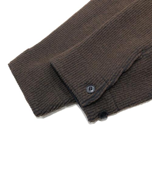 YOKE（ヨーク）YOKE (ヨーク) 22AW KNIT CORDUROY COVERALL JACKET ブラウン サイズ:3の古着・服飾アイテム