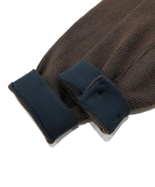 YOKE（ヨーク）YOKE (ヨーク) 22AW KNIT CORDUROY COVERALL JACKET ブラウン サイズ:3の古着・服飾アイテム