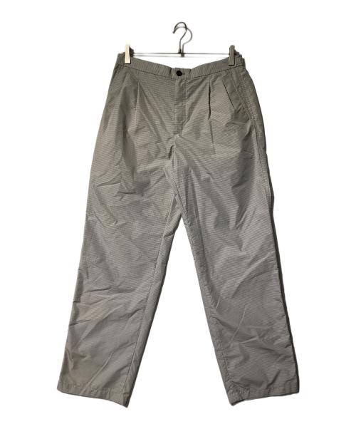 UNITED ARROWS（ユナイテッドアローズ）UNITED ARROWS (ユナイテッドアローズ) リラクション トロピカル オールギャザー テーパード イージーパンツ グレー サイズ:Lの古着・服飾アイテム