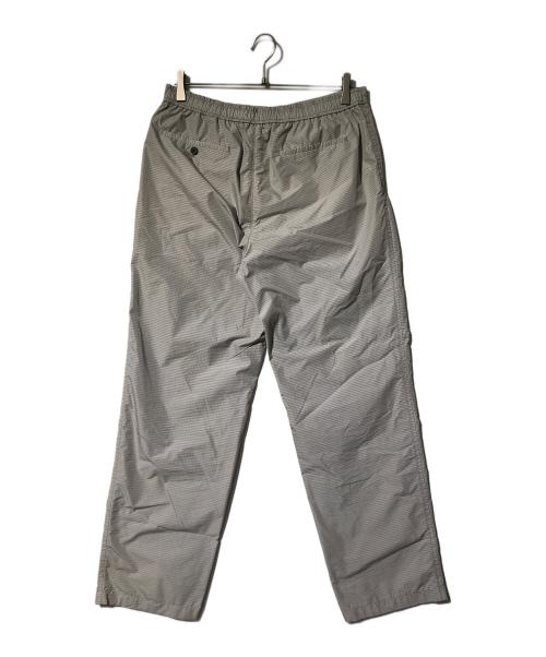 UNITED ARROWS（ユナイテッドアローズ）UNITED ARROWS (ユナイテッドアローズ) リラクション トロピカル オールギャザー テーパード イージーパンツ グレー サイズ:Lの古着・服飾アイテム