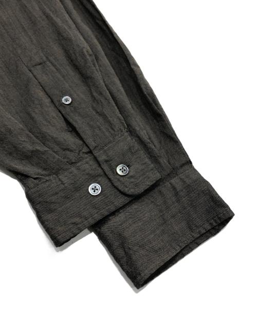 STEVEN ALAN（スティーブンアラン）STEVEN ALAN (スティーブンアラン) シャツ/LOOSE FIT TRO REGULAR COLLAR SHIRT ブラウン サイズ:Lの古着・服飾アイテム