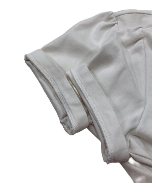 FOXEY NEWYORK（フォクシーニューヨーク）FOXEY NEWYORK (フォクシーニューヨーク) ハーフジップポロシャツ アイボリー サイズ:40の古着・服飾アイテム