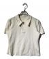 FOXEY NEWYORK（フォクシーニューヨーク）の古着「ハーフジップポロシャツ」｜アイボリー