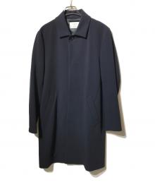 STUDIOUS（ステュディオス）の古着「ステンカラーコート」｜ネイビー