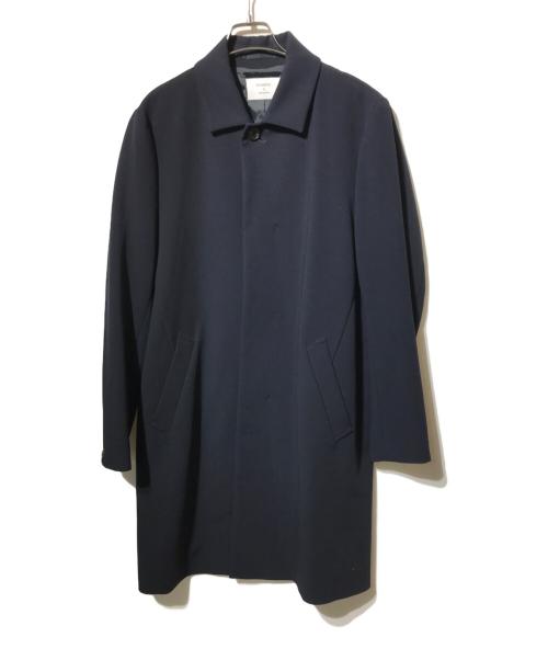 STUDIOUS（ステュディオス）STUDIOUS (ステュディオス) ステンカラーコート ネイビー サイズ:2の古着・服飾アイテム