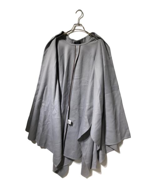 mikako nakamura（ミカコ ナカムラ）mikako nakamura (ミカコ ナカムラ) カシミヤマントコート/JEAN グレー サイズ:Fの古着・服飾アイテム