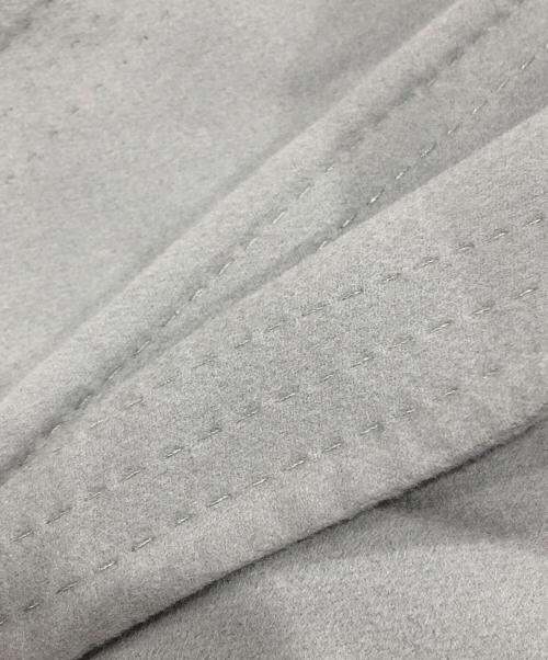mikako nakamura（ミカコ ナカムラ）mikako nakamura (ミカコ ナカムラ) カシミヤマントコート/JEAN グレー サイズ:Fの古着・服飾アイテム