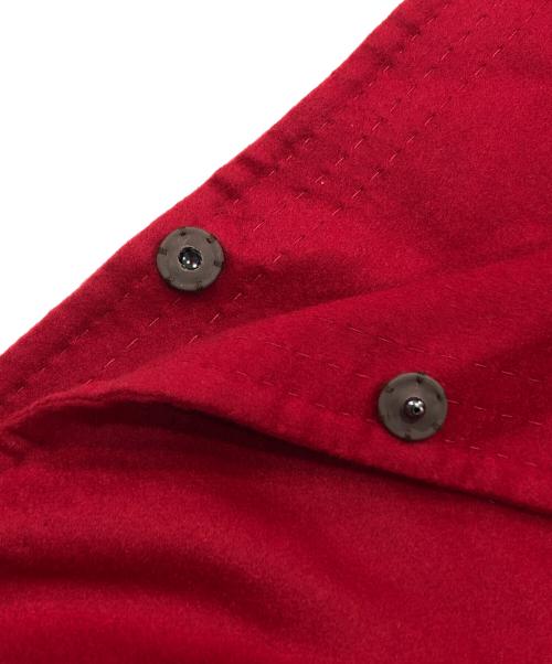 mikako nakamura（ミカコ ナカムラ）mikako nakamura (ミカコ ナカムラ) カシミヤ マント コート/JEAN レッド サイズ:Fの古着・服飾アイテム