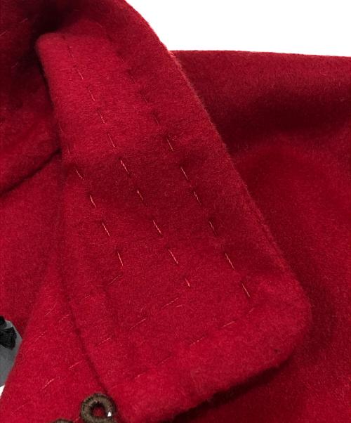 mikako nakamura（ミカコ ナカムラ）mikako nakamura (ミカコ ナカムラ) カシミヤ マント コート/JEAN レッド サイズ:Fの古着・服飾アイテム