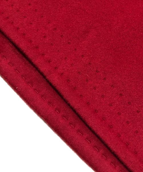 mikako nakamura（ミカコ ナカムラ）mikako nakamura (ミカコ ナカムラ) カシミヤ マント コート/JEAN レッド サイズ:Fの古着・服飾アイテム