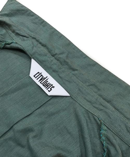 citylighit（シティーライト）citylighit (シティーライト) MEX KAFTAN SHIRT グリーン サイズ:Freeの古着・服飾アイテム